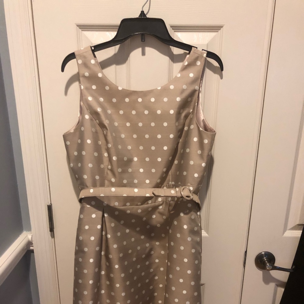 White House Black Market Polka dot dress